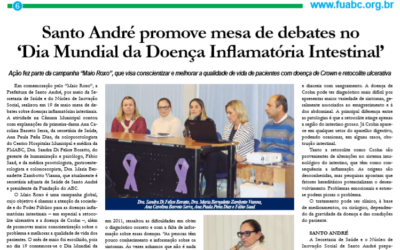 Santo André promove mesa de debates no “Dia Mundial da Doença Inflamatória Intestinal”