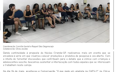 Conversação:”O que pode um analista no CAPS-I?”